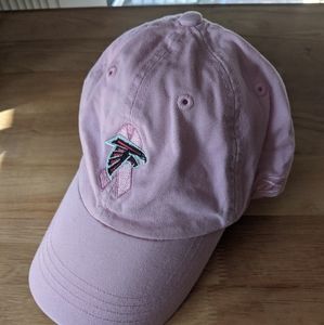 Falcons breast cancer hat